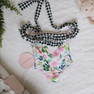 SweetHoney Baby Girl Ruffle One Piece Swim Suit